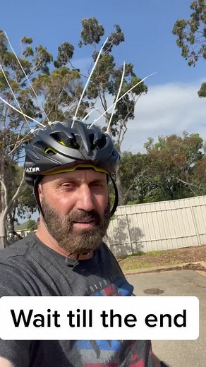 Magpie-Proof Bike Helmet with Zip Ties | Protection Against Swooping Birds