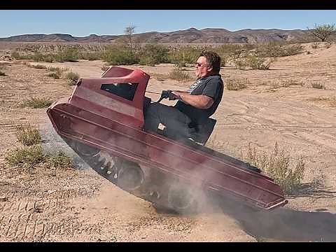Mini Tank Off-Road: Two tracks, two cylinders, two stroke, too much fun!