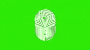 Download Animated ID fingerprint motion graphic on green screen for free