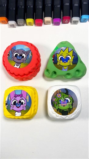 Making sprunki phase 6 lego blind boxes with clay#clay #sprunki #diy#lego