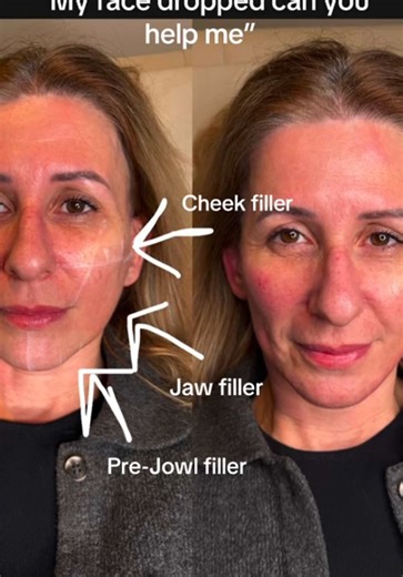 A few strategic tweaks later and we lifted, refreshed and restored her natural balance ✨ Our goal was to never change mt clients face, only restore what she had lost over time Subtle changes, real confidence. #cheekfiller #transformation #aesthetics #aestheticspractitioner #sheffieldaesthetics