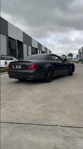 MERCEDES SL500 AMG custom exhaust 🥵🔥