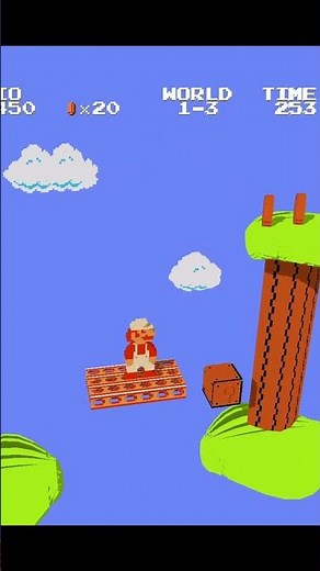 Super Mario Bros. 1 NES in 3D