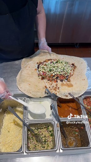 Chipotle Burrito Building: More Rice, Black Beans, and Chicken