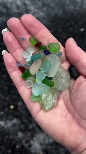 Stunning Beauty of Sea Glass 💎 | Nature’s Rare Ocean Gems ✨ #SeaGlass