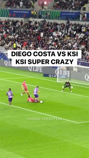 338K views · 1K reactions | Diego Costa vs KSI #football #ksi #futbol | Diego Freestyle | Facebook