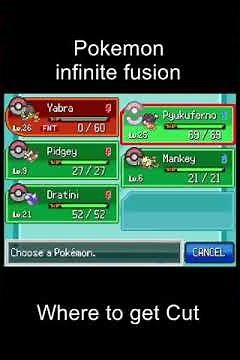 Pokemon infinite fusion (where to get cut)