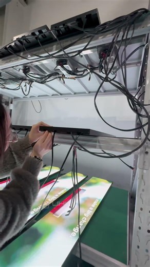 Does anyone know what kind of led display this is? This is a shelf led display！ #leddisplay #led