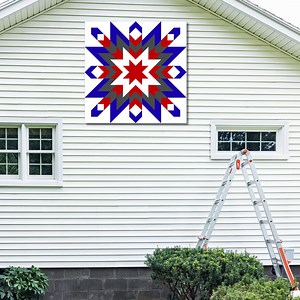 Fireworks Barn Quilt Pattern | Patriotic Star Design (digital Download) - Etsy