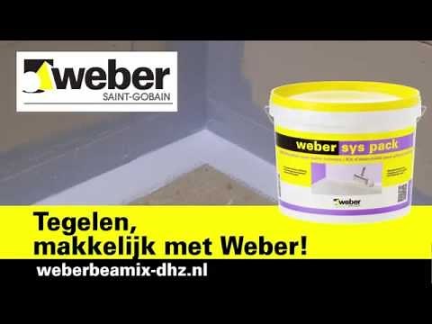 Het afdichten van een doucheruimte - Weber