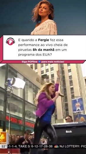 POPline on Instagram: "Quem queria essa disposição? Apenas Fergie dando estrelinhas numa performance de "Barracuda" ao vivo 8h da manhã! Ela fez história!"
