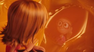 Watch 'When I was a girl, I had glasses, I wore my hair in a ponytail, and I was totally obsessed...' | Cloudy with a Chance of Meatballs Clip