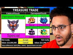 Trading New PERMANENT Fruits For 24 Hours Blox Fruits