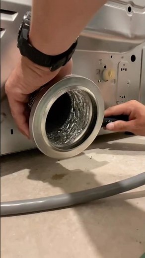 Every Dryer Should Have This - The Magnet Dryer Vent Connection!