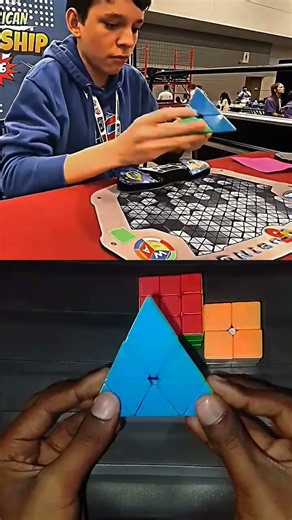 pyramix cube solve to create a world record