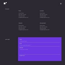 Let's talk - HTML Template by Nicepage