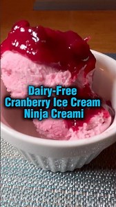 How To Make Cranberry Ice Cream At Home! | Ninja Creami - Dairy-Free