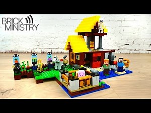 [Обзор] LEGO 21144 Minecraft ● Фермерский Коттедж