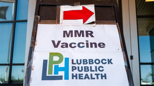 What causes breakthrough measles infections?