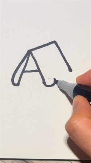 Easy House Drawing Step by Step 🏠 Beginner Drawing #shorts