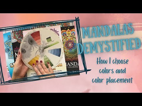 How I Choose Colors and Color Placement for Mandalas | Adult Coloring