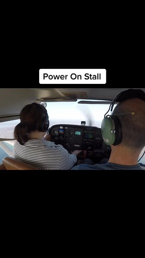 Cessna 172 Power On Stall Setup & Recovery