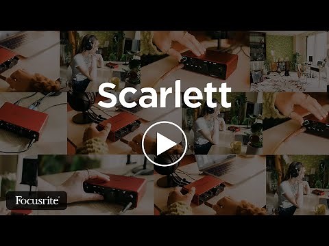 Introducing Scarlett 4th Gen: For the new generation of music makers.