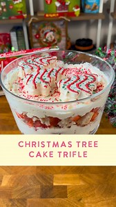 1M views · 26K reactions | Christmas Tree Cake Trifle The finale to...