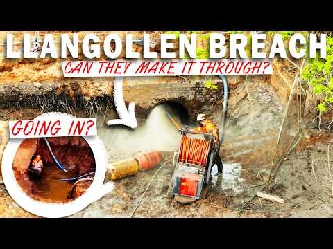 RACE AGAINST TIME TO UNBLOCK THE CULVERT! LLANGOLLEN CANAL BREACH LATEST UPDATE