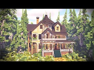 The Most Beautiful Victorian House Build in Minecraft | Tutorial