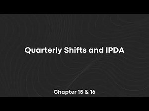 Sham CPI Course - Chapter 15 & 16- Quarterly Shift & IPDA