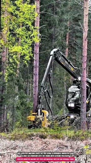 Forestry Harvester Machine Cuts Trees Automatically with 250 Bar Hydraulic Power
