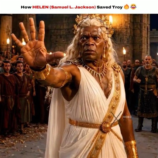 How HELEN (Samuel L. Jackson) Saved Troy 🔥 #shorts