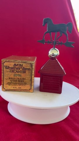 Vintage Avon Weather Vane Decanter Wild Country After Shave 4 Oz Horse Weathervane W Box 1970s - Etsy