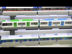 東京モノレール歴代車両模型