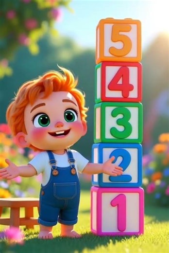 🎨 Learning 12345: The Colorful Block Adventure! 🌈