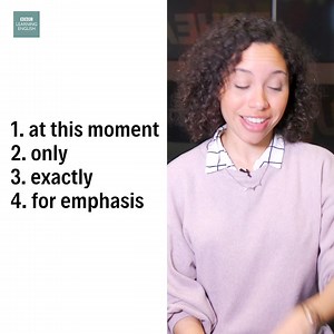 61K views · 1.4K reactions | Do you have a minute to spare to learn some English? Saskia's got just the information we need - 4 ways to use 'just'! Give us 60 seconds and we'll give you the English! #bbclearningenglish #just #learnenglish #english #esl #grammar #englishgrammar #ielts #elt | BBC Learning English | Facebook