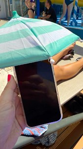 Can’t see your phone in the sun? We have the perfect solution! https://cottonchaos.com/collections/away-at-sea/products/cabana-boy-phone-umbrella | Cotton Chaos