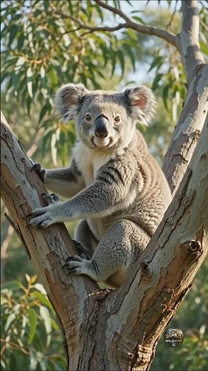 Adorable Koala in 4K 🐨 | Australia's Sleepy Tree Climber