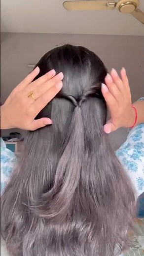 Easy Everyday TRADITIONAL hairstyle #hairstyle #haircare #hairstyles #hairtutorial #hair #haircut