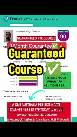 PTE Guaranteed Course ANOTHER BAND 9 IN PTE . . . . . #pte #ptetips #ptetipsandtricks #aoneaustraliagroup #ptespeaking #pteacademic #ptereading #ptewriting #ptelistening #pteresults #pteportal #ptefreemocktests #ptecoaching #ptecoachingmelbourne #sydney #melbourne #internationalstudent #truganina #clayton #cbd #ptecore #sampte #sardar #feb #ptetemplate #truganina #clayton #tarneit #melbourne #punjabi #hindi #pte #naati #ielts #smallbusiness #business #ptetips
