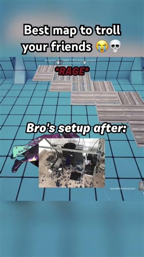 Best Fortnite map to troll your friends 😭💀 #fortnite #fortnitememes