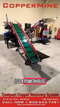 CopperMine CT-610 Full System | Advanced Copper Recovery in Action #granulator #chopper #copper