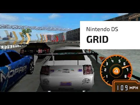 GRID (Nintendo DS) - 5 Minutes Gameplay