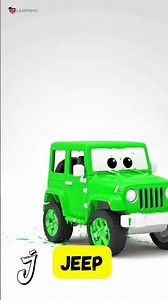 ABC Vehicles I to P 🎨🚗 | Fun Paint Transformation Learning VideoI #shorts #abcd