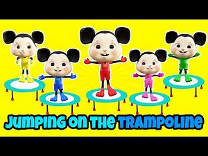 Miko and Mika Jump on the Trampoline 🎵 | Fun Counting Song for Kids | Nursery Rhyme for Toddlers