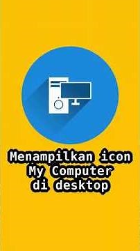 Cara menampilkan icon my computer di desktop #tutorial #tipsandtricks #tipswindows