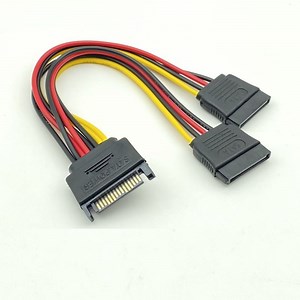 [Hot Item] SATA Power Cable Male to Dual Female Cable