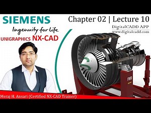 NX-CAD Tutorials In Hindi | NX-CAD Full Course | Exercise 01 | DigitalCADD App | Ansari Sir.