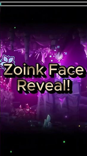Zoink Face Reveal! #geometrydash #gaming
